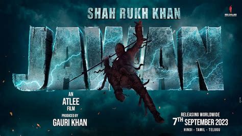 JAWAN: Shah Rukh Khan Makes A Fierce Landing For The Film's New Teaser And Poster | Film Combat ...