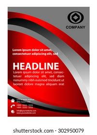 Brochure Flyer Background Stock Vector (Royalty Free) 302950079 | Shutterstock