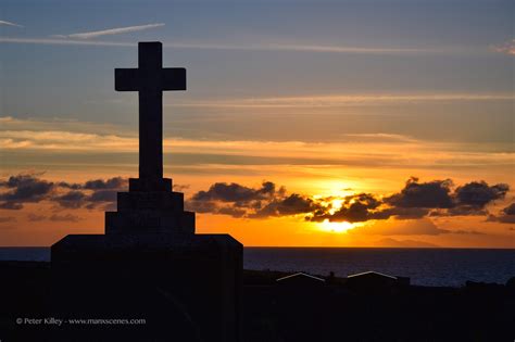 Sunset at Jurby Church - Manx Scenes Photography