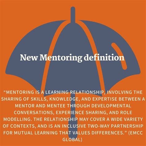 How can mentoring be helpful to me? New definition of Mentoring