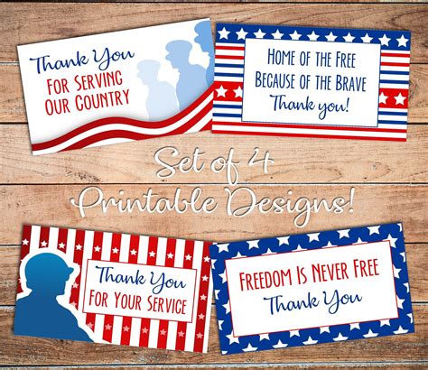 Veterans Day Thank You Cards - Etsy