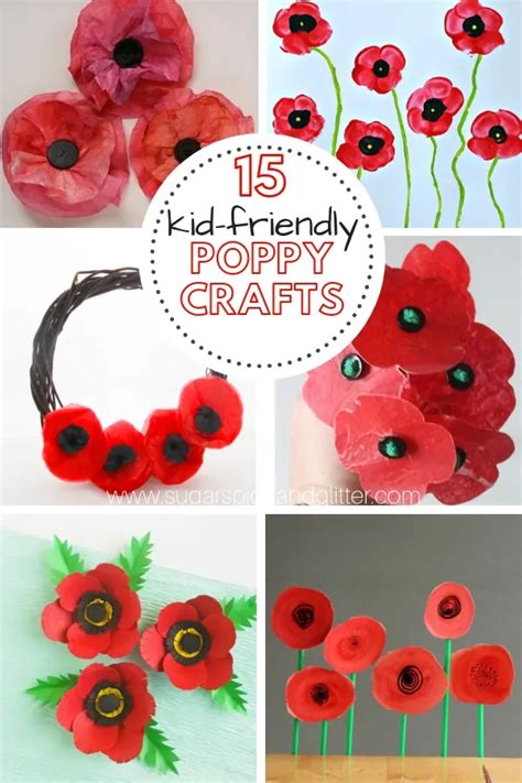 10 Poppy Crafts for Remembrance Day