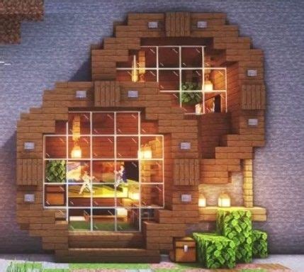 Minecraft Cave house | Minecraft-ideeën, Minecraft huizen, Minecraft