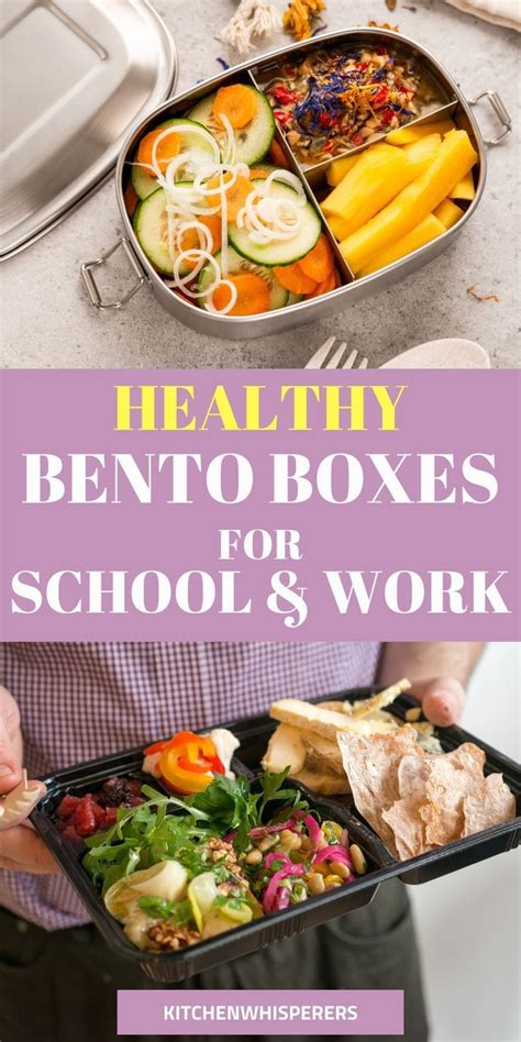 Easy & Healthy Vegan Bento Box Ideas for work & school | Easy healthy ...