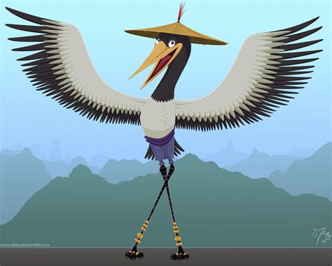 Kung Fu Panda Master Crane by thazumi on DeviantArt