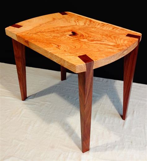 Modern wood furniture. Elm & Walnut Side Table. Jon C. Duvall | Modern ...