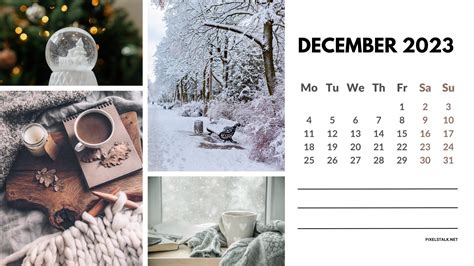 December 2023 Calendar Desktop Wallpapers Free Download