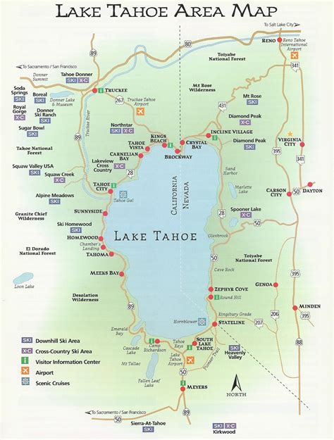 Online Maps: Lake Tahoe Maps