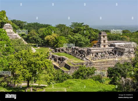 Mayan Ruins at Palenque, Chiapas, Mexico Stock Photo - Alamy