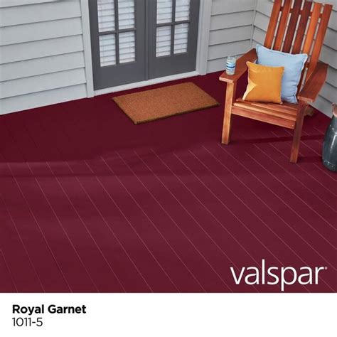 Valspar Pre-Tinted Royal Garnet Solid Exterior Stain and Sealer (1 ...