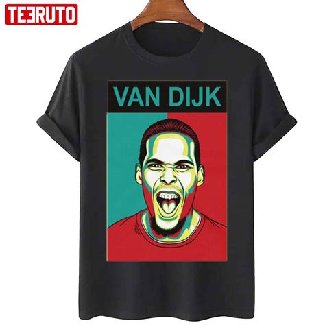 Lfc Virgil Van Dijk Hope Style Vintage Liverpool Fc Colors Soccer ...