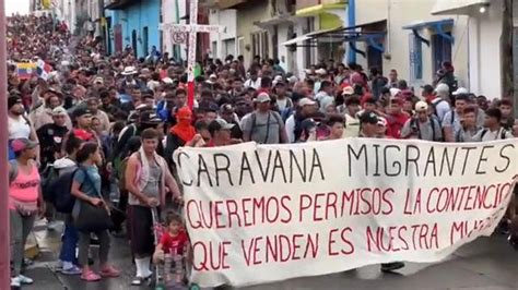 New migrant caravan makes its way across Mexico before reaching U.S.