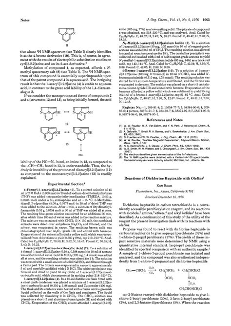 Reactions of dichlorine heptoxide with olefins | The Journal of Organic Chemistry