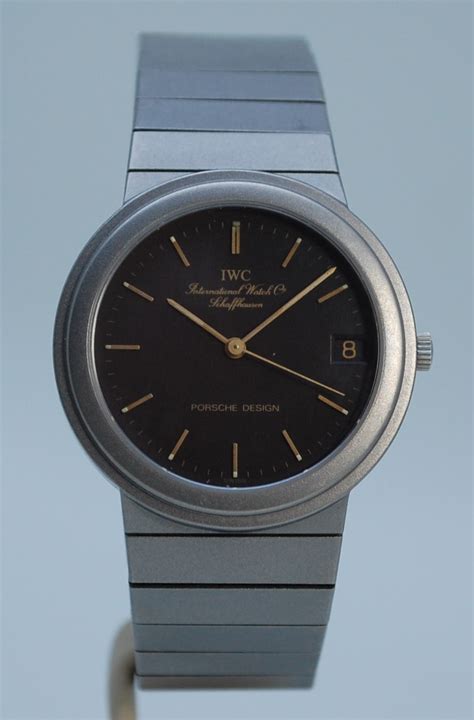 SOLD c1984 IWC Porsche Design Titanium watch - Birth Year Watches