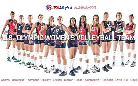 USA Volleyball Names U.S. Olympic Women's Team - USA Volleyball