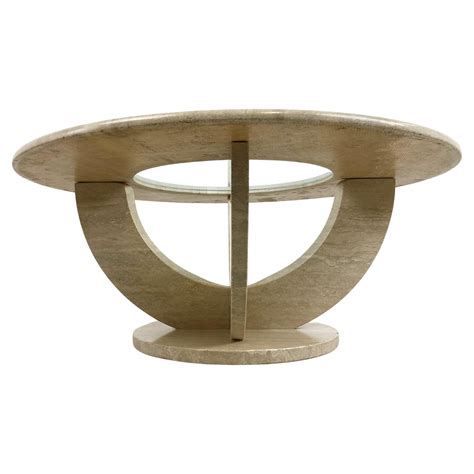 Vintage Travertine Coffee Table, 1970s at 1stDibs