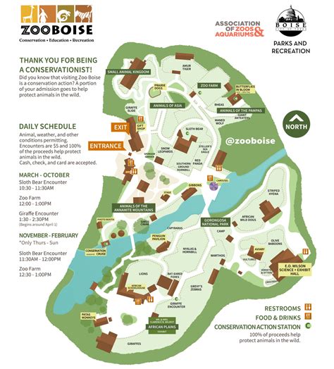 Zoo Map - Zoo Boise