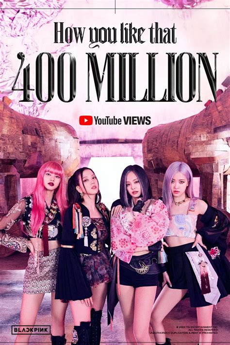 BLACKPINK’s “How You Like That” Achieves New Record As It Hits 400 Million Views - KpopHit ...