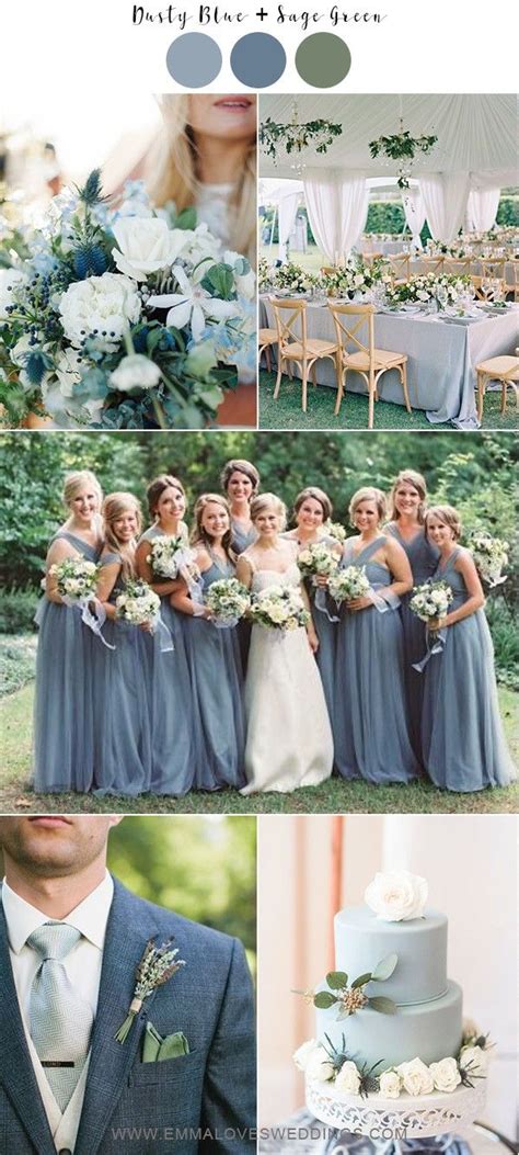 ️ Top 15 Dusty Blue Wedding Color Ideas for 2023 Brides - Emma Loves ...