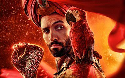 Download wallpapers Jafar, Aladdin, 2019 movie, poster, 3D-animation, Marwan Kenzari, 2019 ...