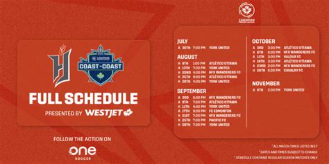 FORGE FC 2021 CPL SCHEDULE ANNOUNCED – Forge FC