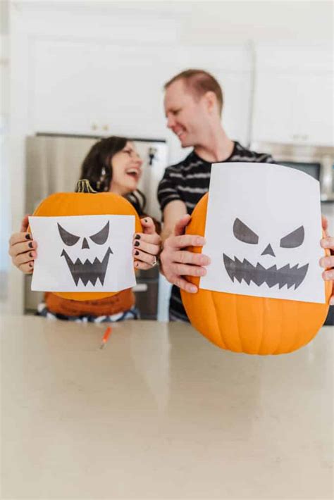 Scary Pumpkin Stencils: Free Printable! - Friday We're In Love