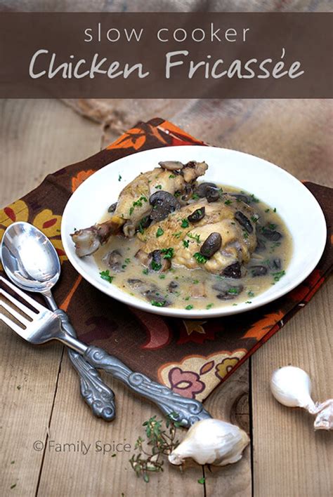 Slow-Cooker Chicken Fricassee