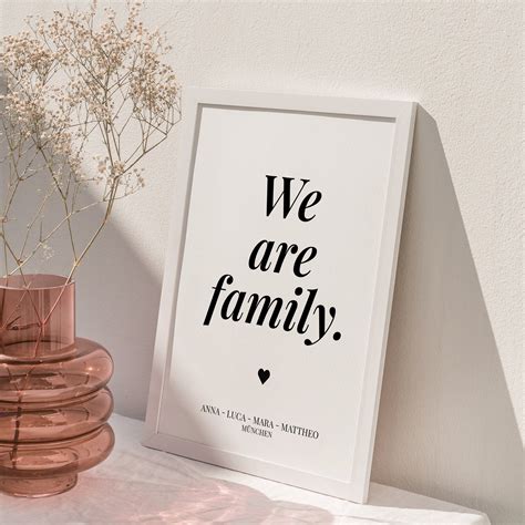 We are family - Poster - No. 2 – Herzchen.shop