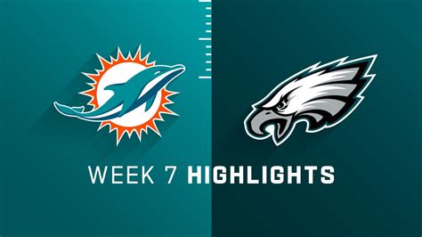 Miami Dolphins vs. Philadelphia Eagles highlights | Week 7