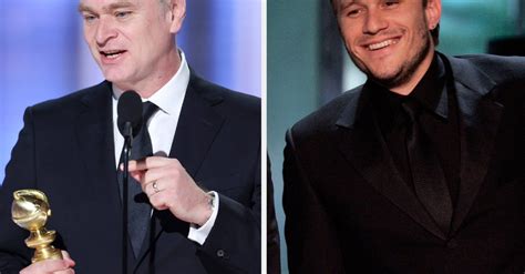 Christopher Nolan Paid Tribute To Heath Ledger In Golden Globes Speech