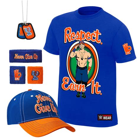 John Cena "Respect. Earn It." Youth T-Shirt Package | Pro Wrestling ...