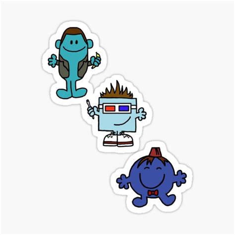 Mr Men Stickers | Redbubble