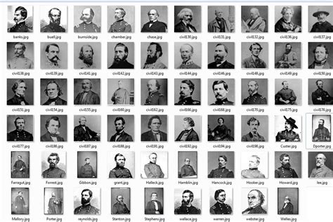 Civil War Leaders Collection | Creative Daddy