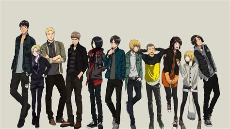 Attack On Titan Characters Wallpapers - Top Free Attack On Titan Characters Backgrounds ...