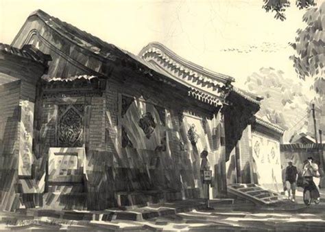 Pencil Sketch: Beijing's Hutong, Kuang Han's Pencil Sketch, China ...