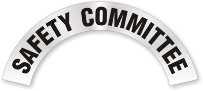 Safety Committee Hard Hat Stickers