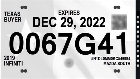 Texas temporary tags redesigned in attempt to reduce fraud | FOX 4 ...