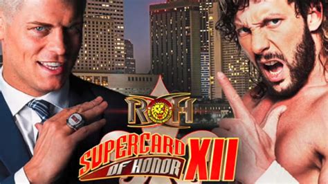 Winner of Kenny Omega vs. Cody Rhodes At ROH Supercard Of Honor XII ...