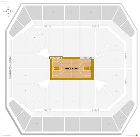 Mizzou Arena Virtual Seating Chart