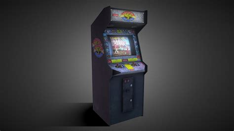 Street Fighter 2 Champion Edition Arcade Machine - 3D model by Dethicus ...