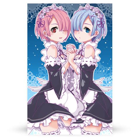 Rem & Ram Anime Poster – UwUShop