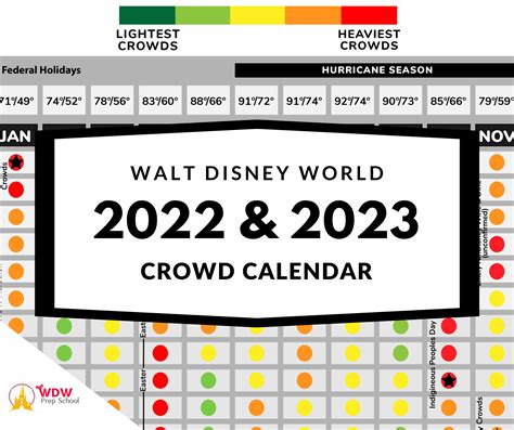 Disney Crowd Calendar 2023 – Get Calendar 2023 Update