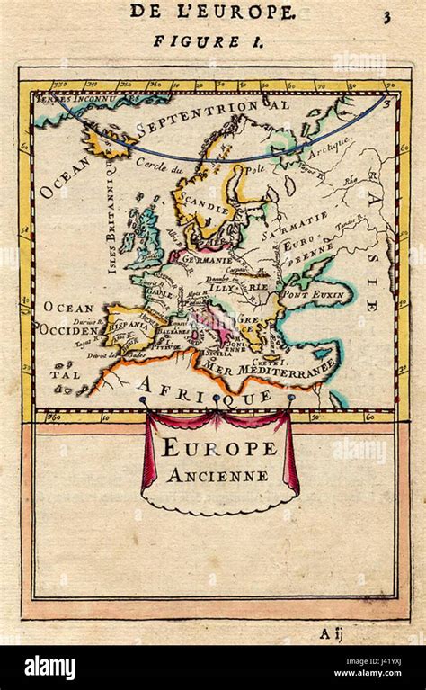 Map of ancient Europe, 1683 Stock Photo - Alamy