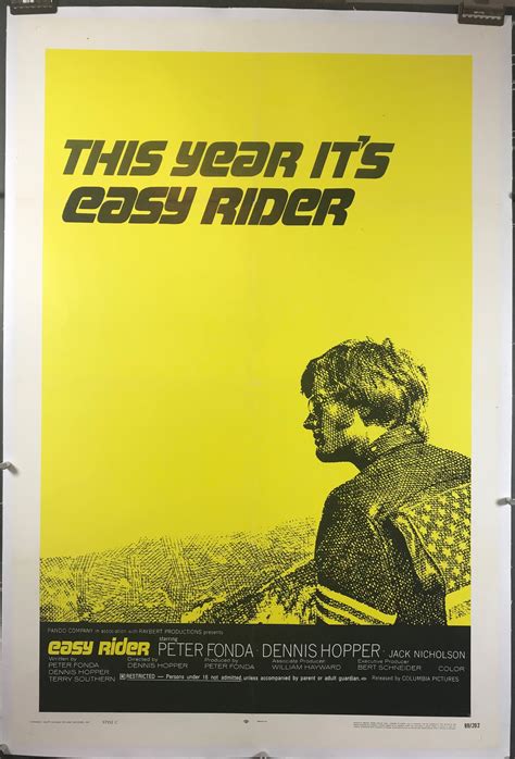 EASY RIDER, Original Vintage Biker Cult Movie Poster - Original Vintage ...