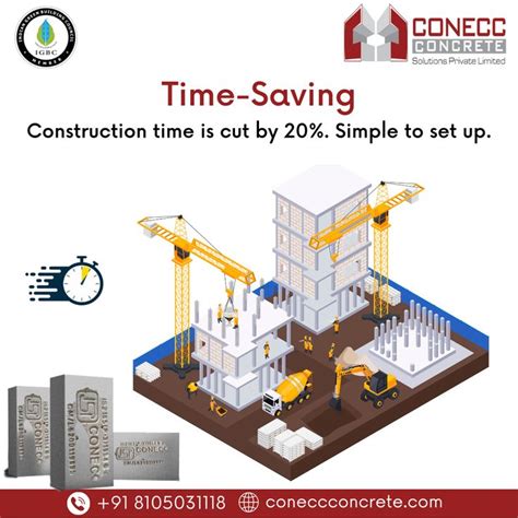 CONECC AAC BLOCKS Reduce construction time cut by 20% and it is simple to set up... | Aac blocks ...