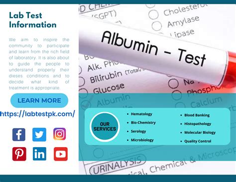 Albumin Blood Test Purpose, Procedure | Lab Test Information