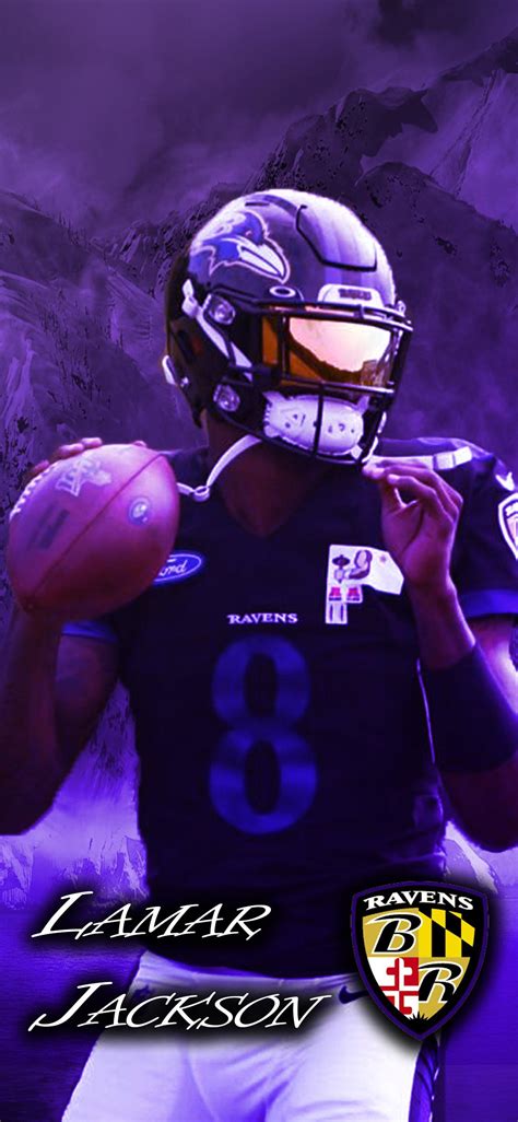 A Lamar Jackson IPhone Wallpaper I made earlier today! : r/ravens