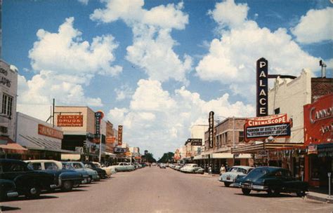 Main Street McAllen, TX Postcard