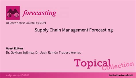 Supply chain forecasting special issue – The forecast of things