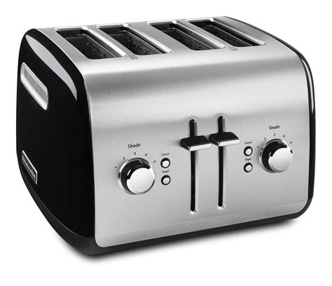 KitchenAid 4-Slice Toaster with Manual High-Lift Lever, Onyx Black (KMT4115OB) - Walmart.com ...